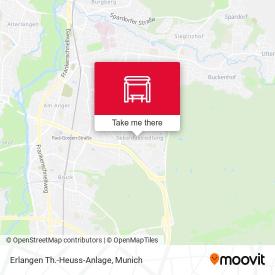 Карта Erlangen Th.-Heuss-Anlage