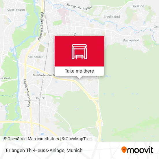 Карта Erlangen Th.-Heuss-Anlage