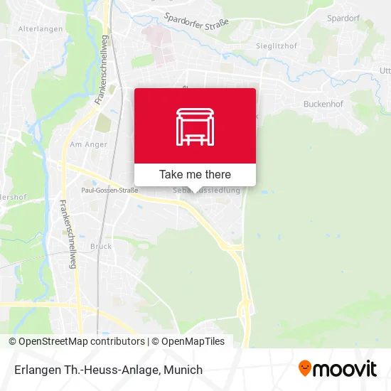 Карта Erlangen Th.-Heuss-Anlage