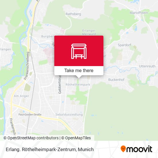 Erlang. Röthelheimpark-Zentrum map