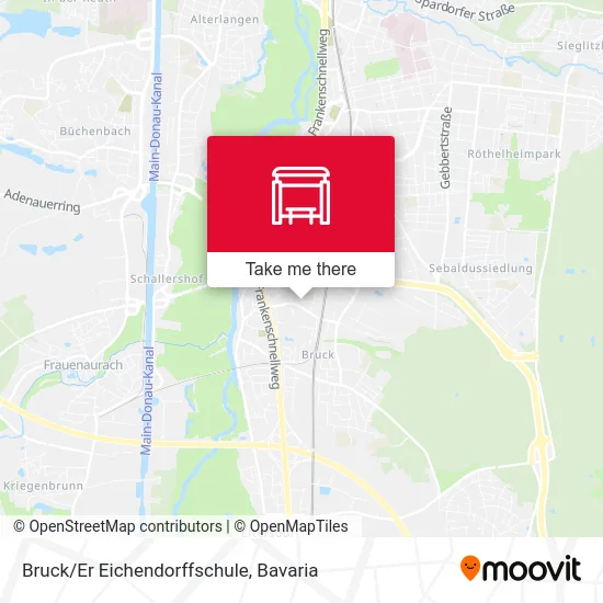 Карта Bruck/Er Eichendorffschule