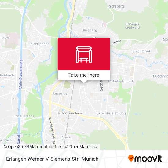 Erlangen Werner-V-Siemens-Str. map