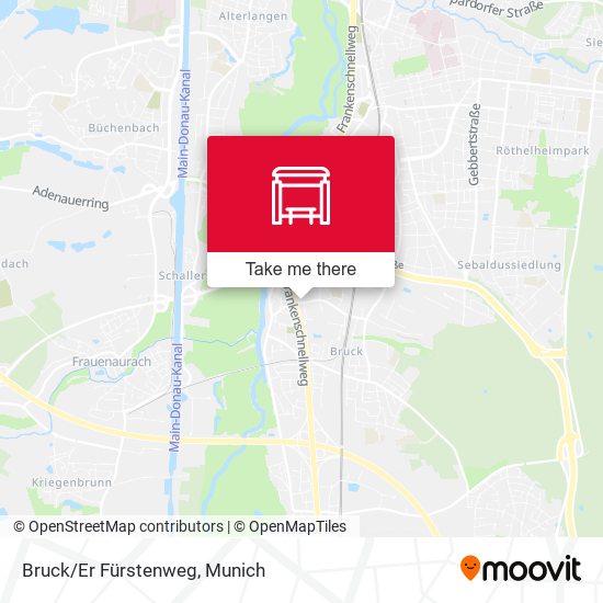 Bruck/Er Fürstenweg map