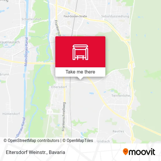 Карта Eltersdorf Weinstr.