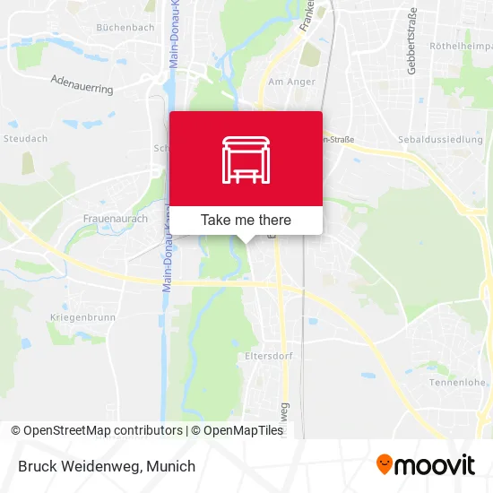 Карта Bruck Weidenweg