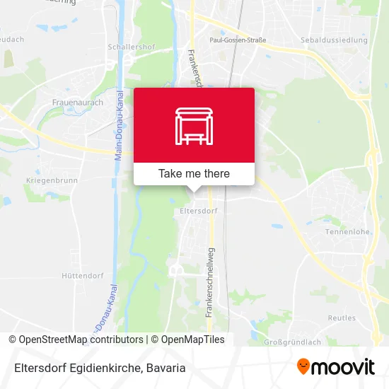 Карта Eltersdorf Egidienkirche