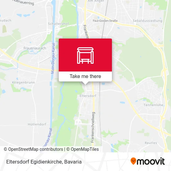 Карта Eltersdorf Egidienkirche