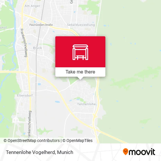 Карта Tennenlohe Vogelherd