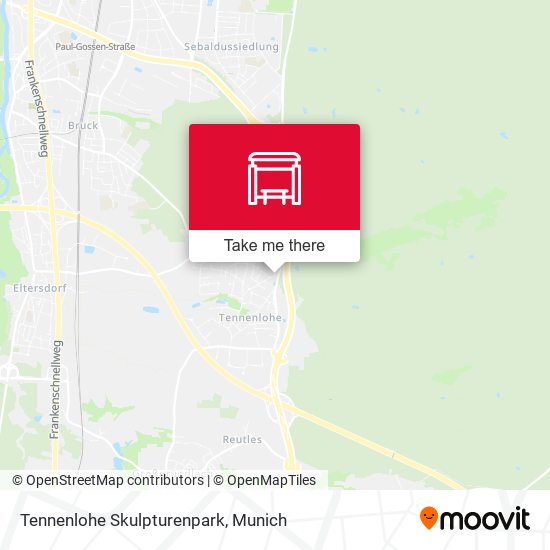 Tennenlohe Skulpturenpark map