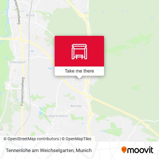 Tennenlohe am Weichselgarten map