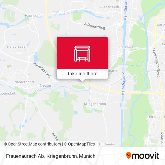 Frauenaurach Ab. Kriegenbrunn map