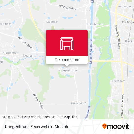 Kriegenbrunn Feuerwehrh. map