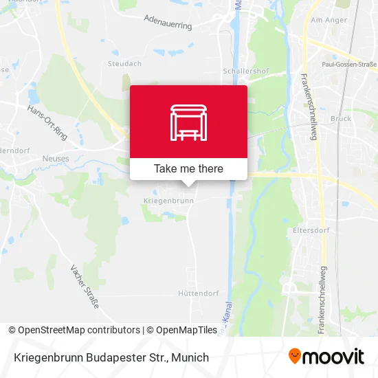 Карта Kriegenbrunn Budapester Str.