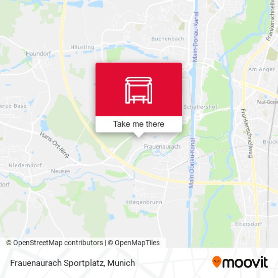 Frauenaurach Sportplatz map