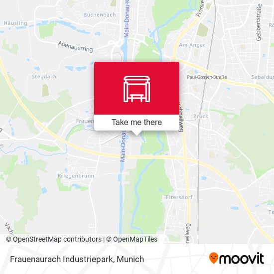 Frauenaurach Industriepark map