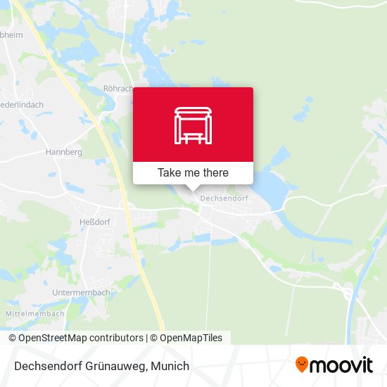 Dechsendorf Grünauweg map