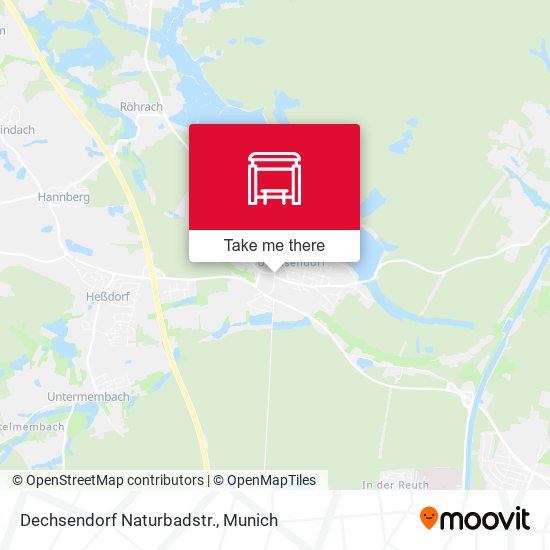 Dechsendorf Naturbadstr. map