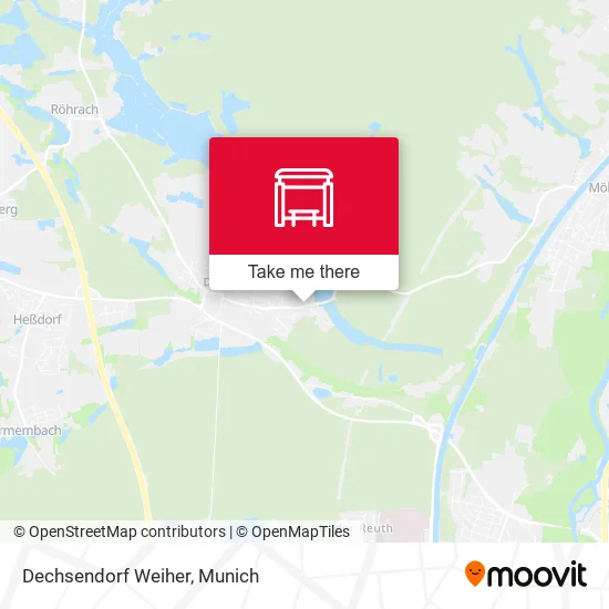 Карта Dechsendorf Weiher