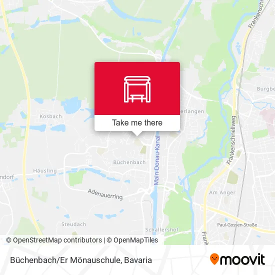 Карта Büchenbach/Er Mönauschule