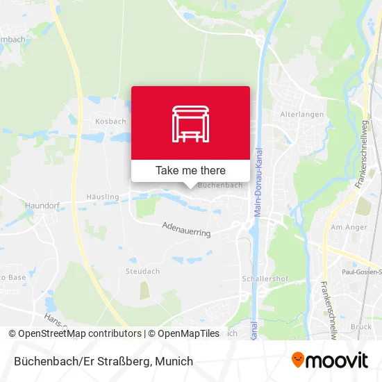 Карта Büchenbach/Er Straßberg