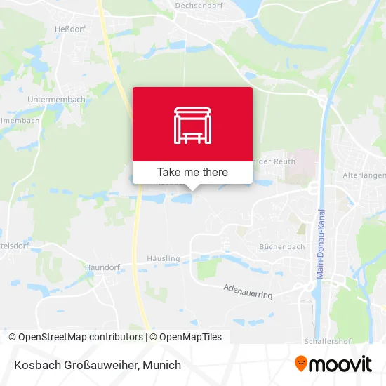 Карта Kosbach Großauweiher
