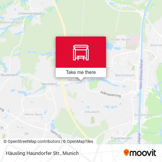 Häusling Haundorfer Str. map