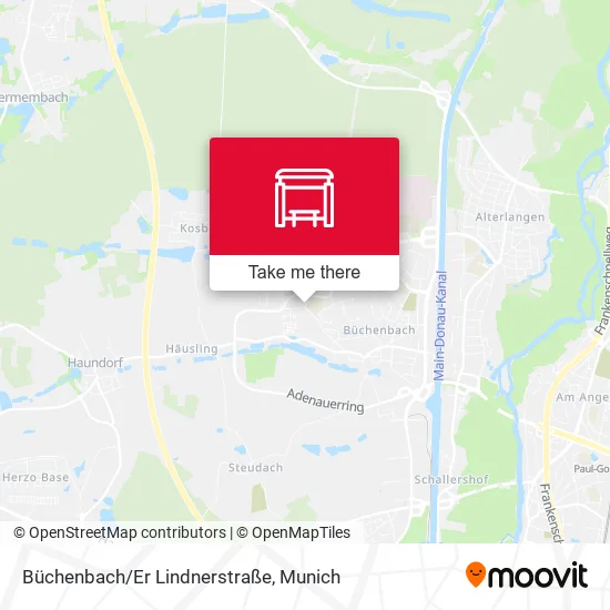 Карта Büchenbach/Er Lindnerstraße