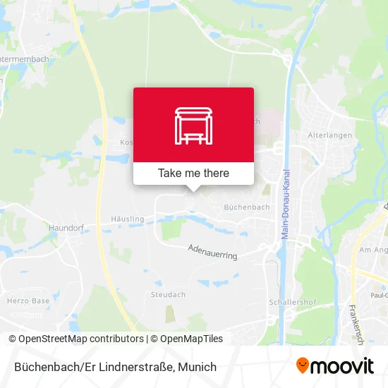 Карта Büchenbach/Er Lindnerstraße