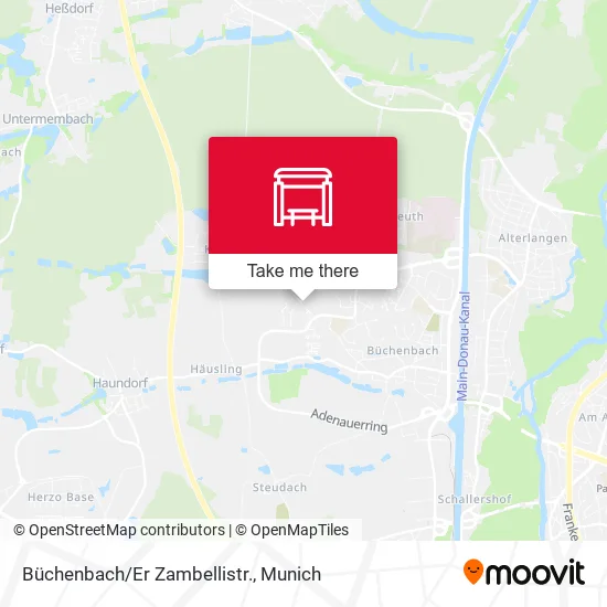Карта Büchenbach/Er Zambellistr.