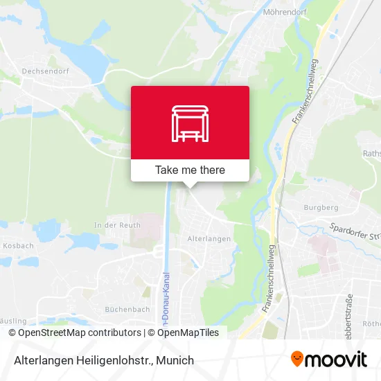 Карта Alterlangen Heiligenlohstr.