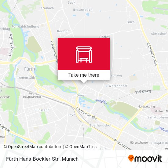 Fürth Hans-Böckler-Str. map