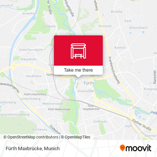 Fürth Maxbrücke map
