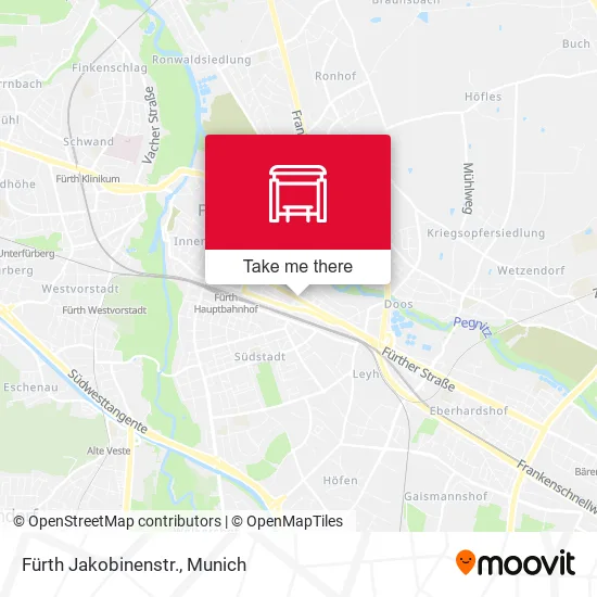 Карта Fürth Jakobinenstr.