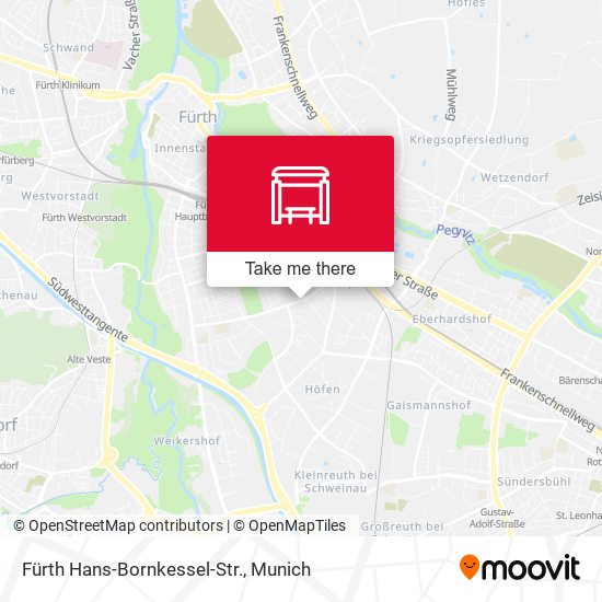 Fürth Hans-Bornkessel-Str. map