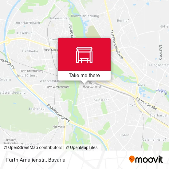 Fürth Amalienstr. map