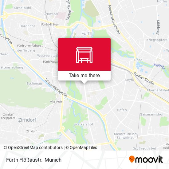 Fürth Flößaustr. map