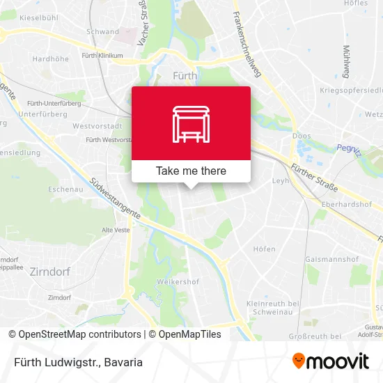 Fürth Ludwigstr. map
