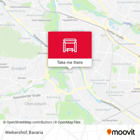 Карта Weikershof