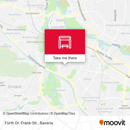 Fürth Dr.-Frank-Str. map