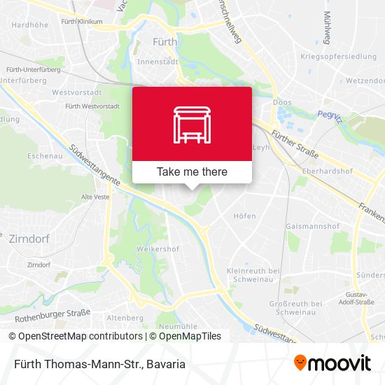 Fürth Thomas-Mann-Str. map
