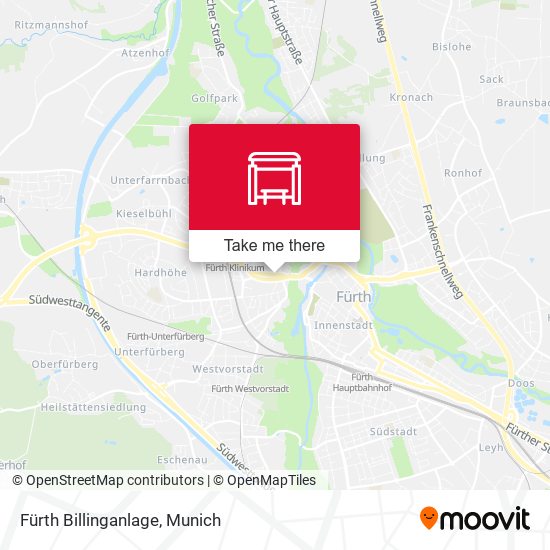 Fürth Billinganlage map