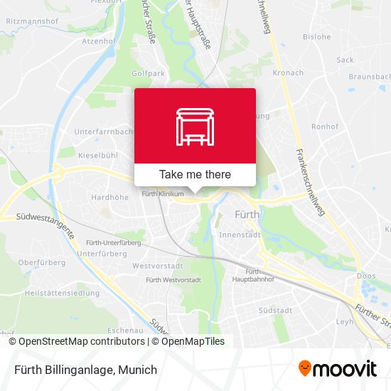 Fürth Billinganlage map