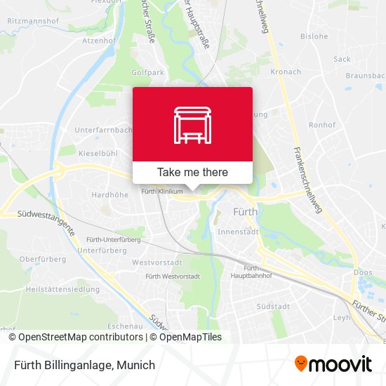 Fürth Billinganlage map