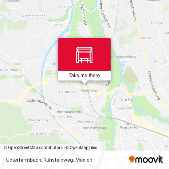 Карта Unterfarrnbach, Ruhsteinweg