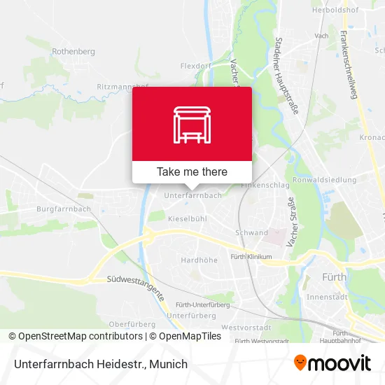 Карта Unterfarrnbach Heidestr.