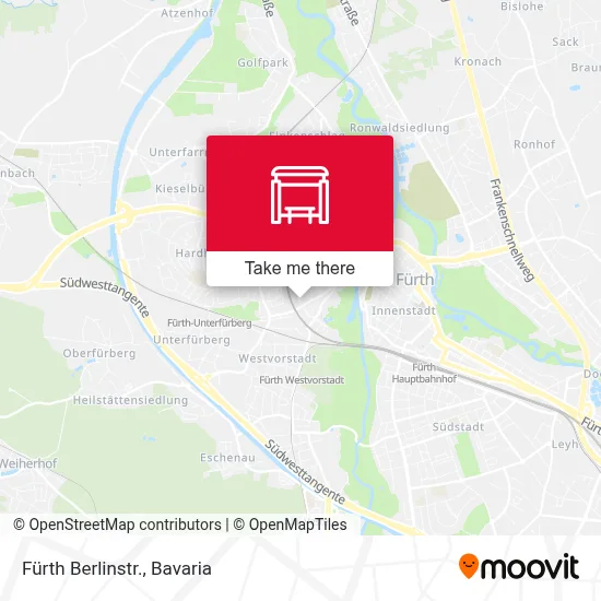 Fürth Berlinstr. map