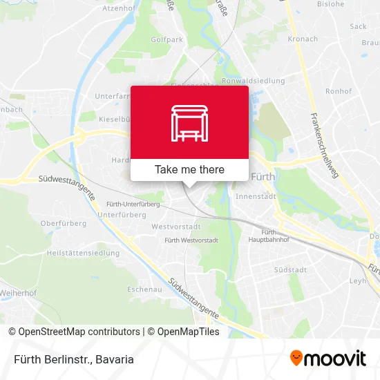 Fürth Berlinstr. map