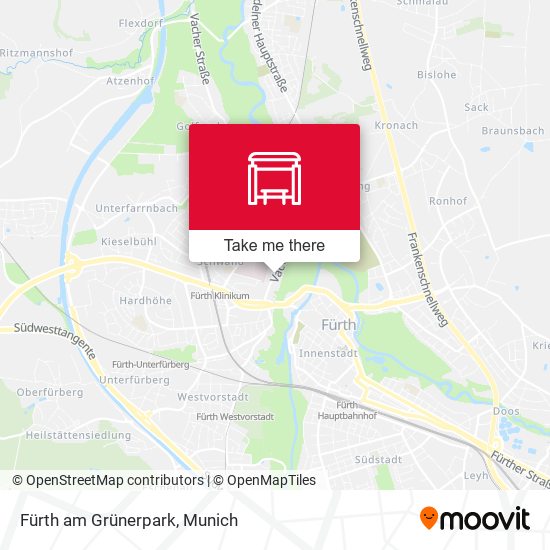 Fürth am Grünerpark map