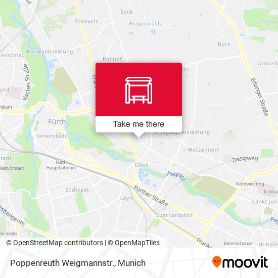 Poppenreuth Weigmannstr. map