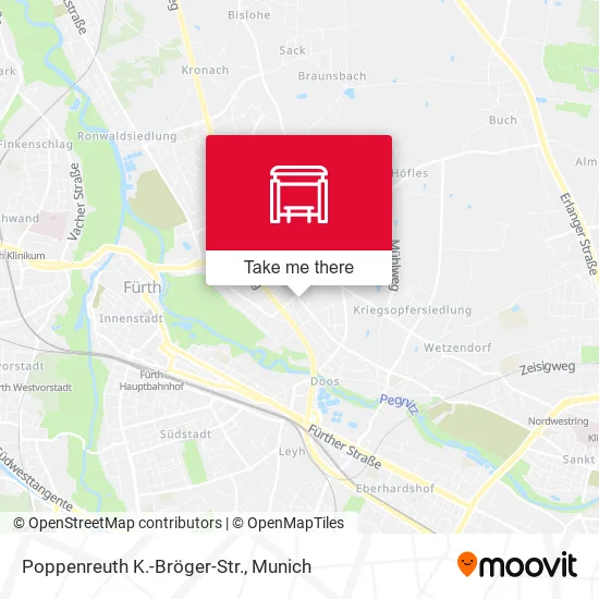 Карта Poppenreuth K.-Bröger-Str.